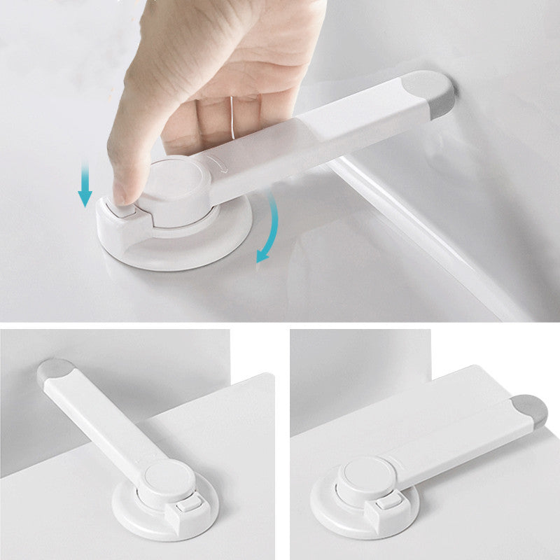 Universal children's toilet lock for toilet