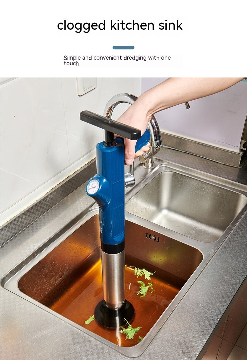 Toilet Household Pipe Unclogging Artifact Sewer Toilet Kitchen Dredging Tool Toilet Blocked Toilet Plunger