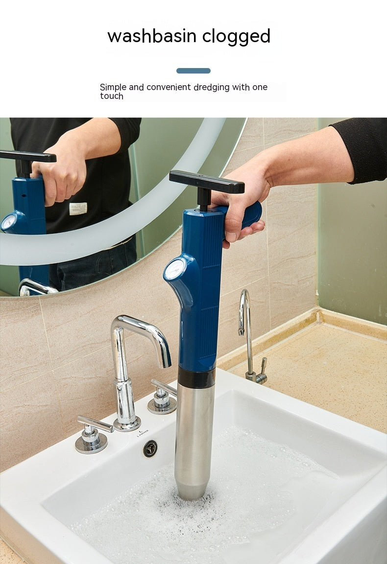 Toilet Household Pipe Unclogging Artifact Sewer Toilet Kitchen Dredging Tool Toilet Blocked Toilet Plunger