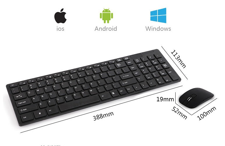 Wireless Keyboard And Mouse Set