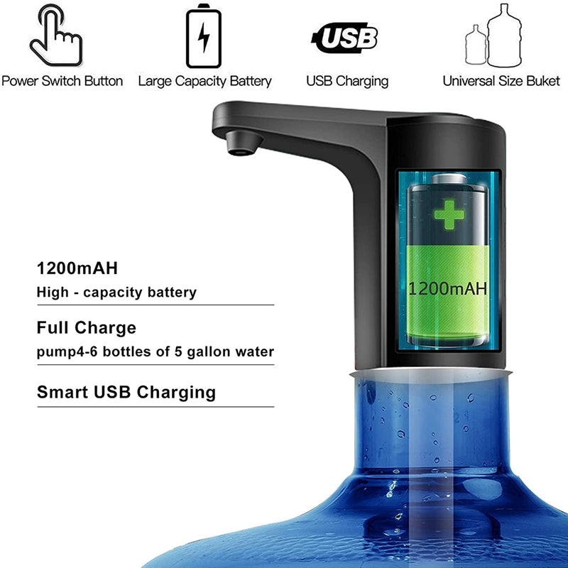 USB Rechargeable Universal Automatic Water Dispenser