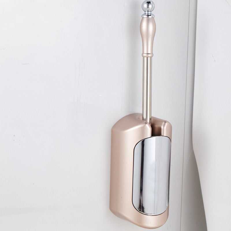 Wall-mounted toilet-free toilet brush set