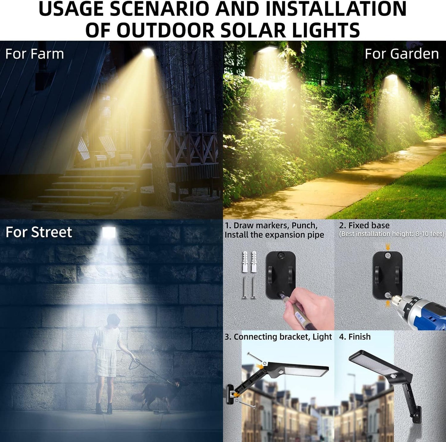 Outdoor Solar Flood Lights