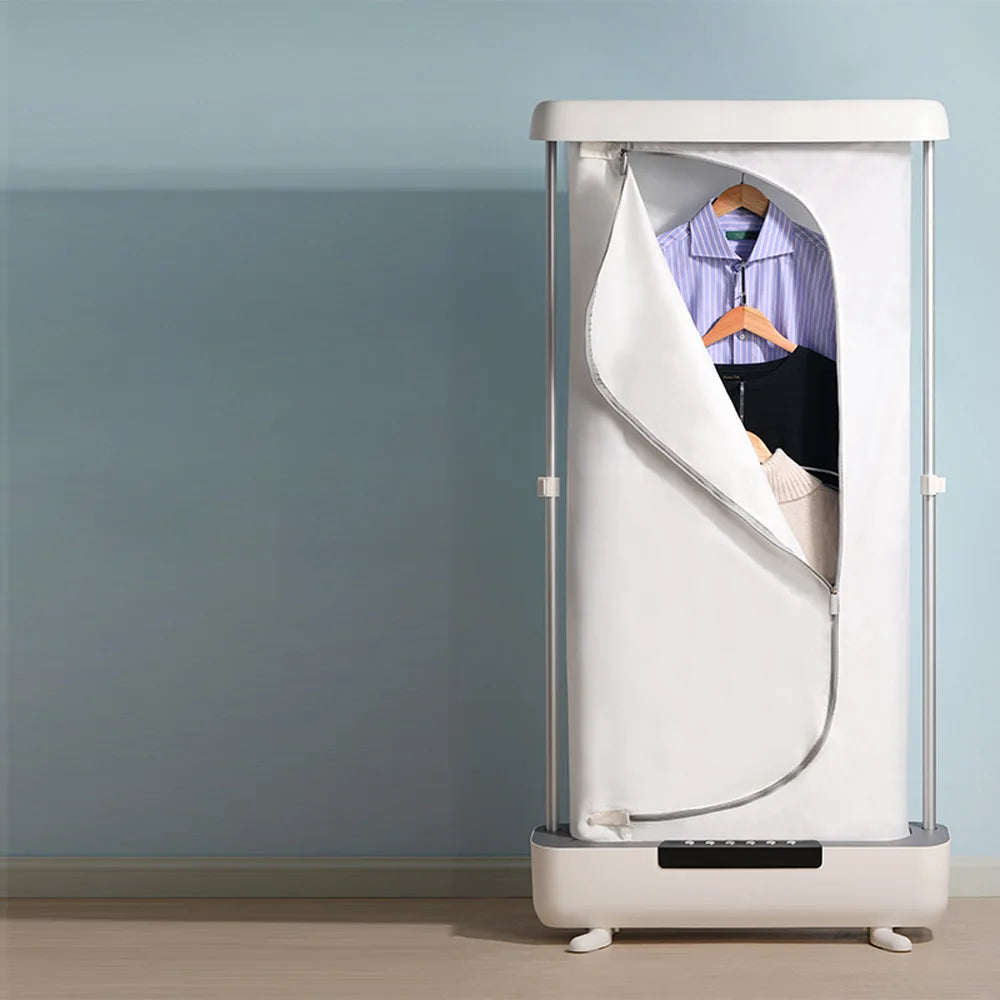 900W Portable Electric Clothes Dryer Collapsible Full Automatic Ironing Machine