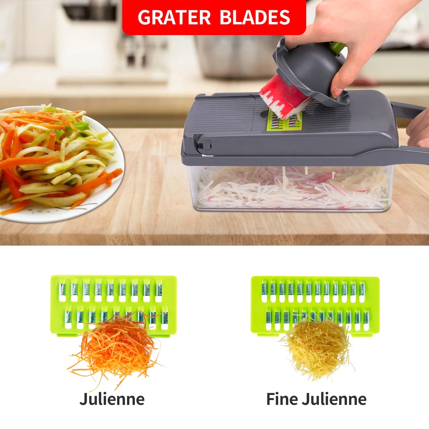 Multifunctional vegetable cutter