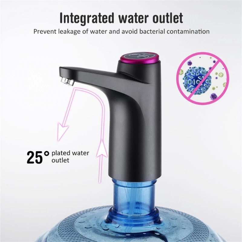 Water Bottle Mini Barreled Electric Drinking Dispenser USB Automatic