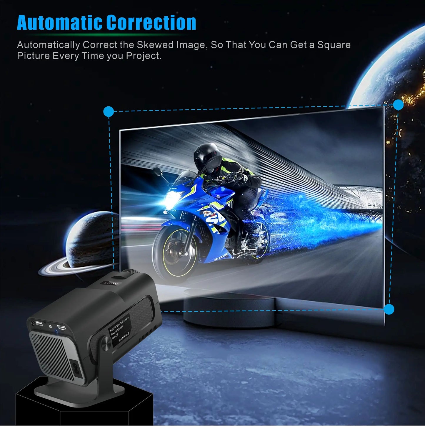 Salange HY320 Mini Projector 720P Freestyle