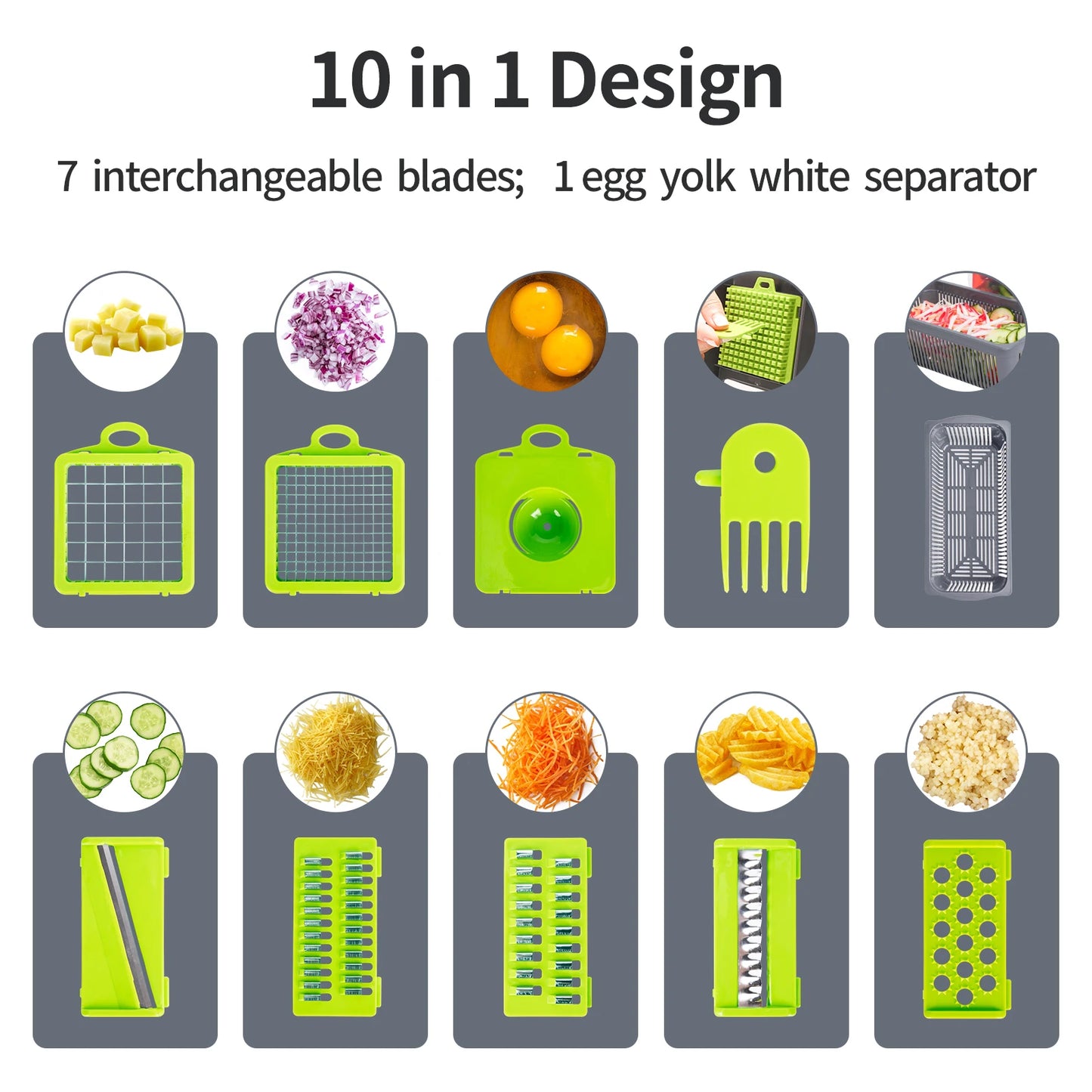 Multifunctional vegetable cutter